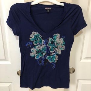 New Express Sequin womens 🌸 Top small